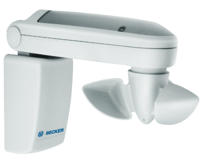 Becker SC811 Sonnen-Wind-Sensor Funk für Markisen & Sonnenschutz –