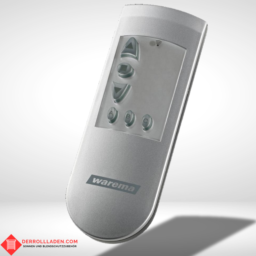 WAREMA EWFS Handsender 1 Kanal in Silber – moderner Funk-Handsender zur Steuerung von Markisen und Sonnenschutzsystemen