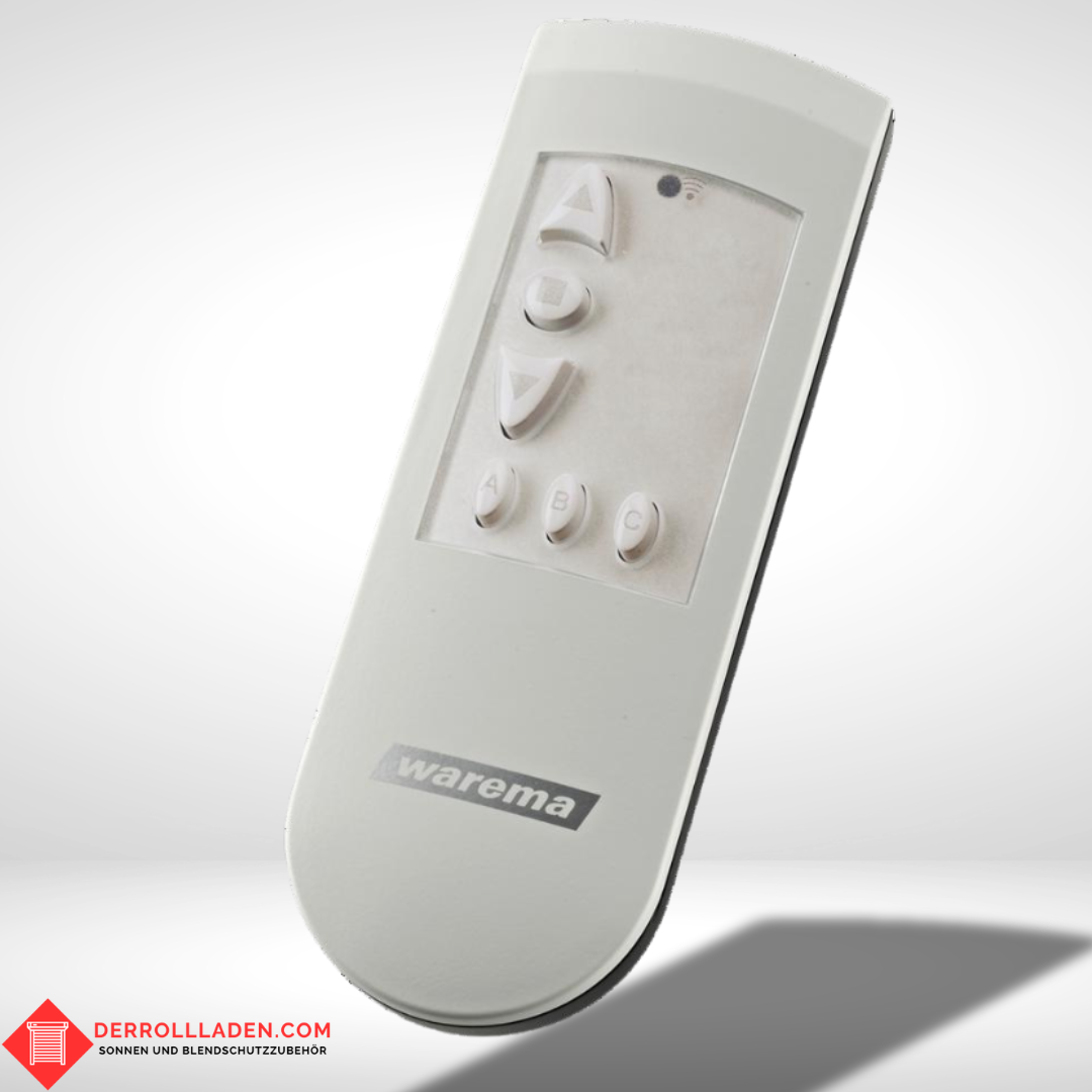 WAREMA EWFS Handsender 1 Kanal in Weiß – kompakter Funk-Handsender zur Steuerung von Markisen und Sonnenschutzsystemen