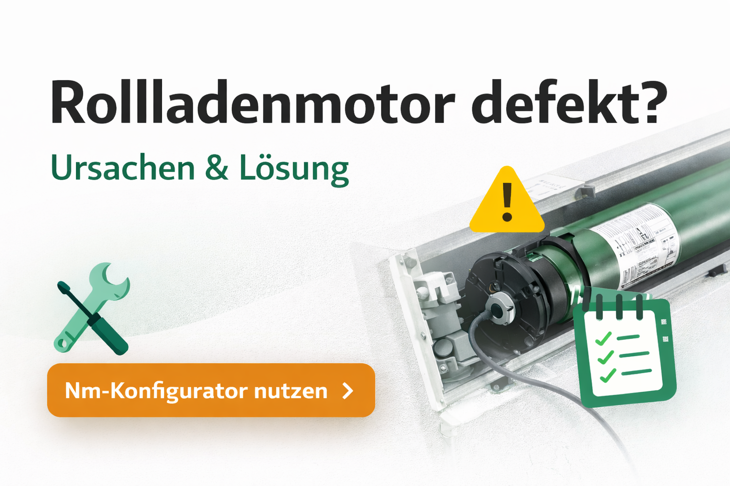 Rollladenmotor defekt