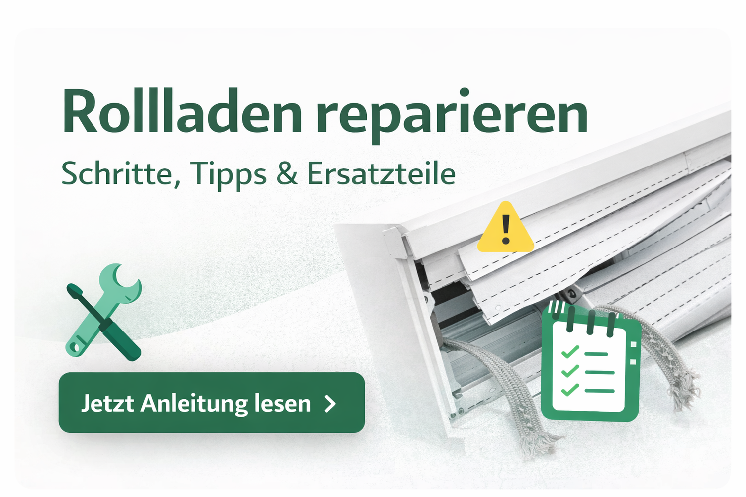 Rollladen selber reparieren: Die komplette Anleitung für jedes Problem