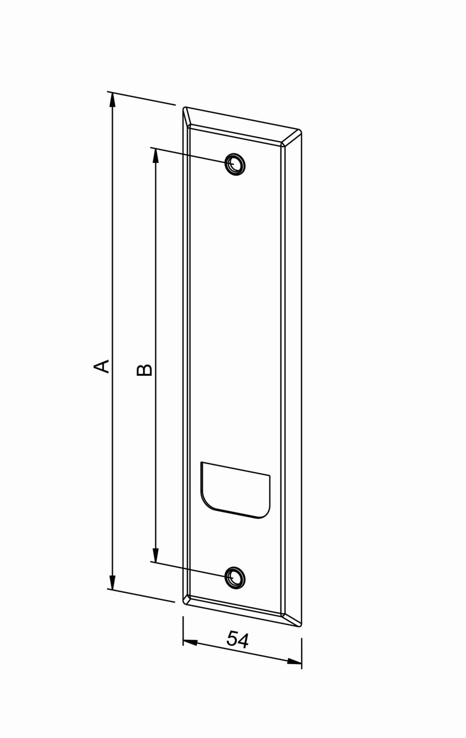 5 m Metall-Deckplatte