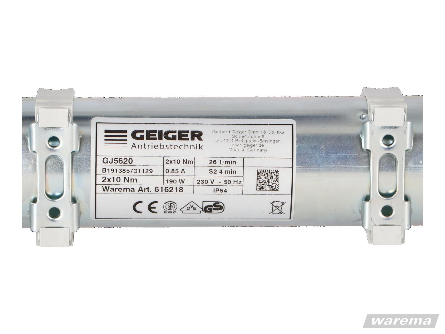 Geiger GJ5620 M56F2052 Jalousieantrieb 20 Nm