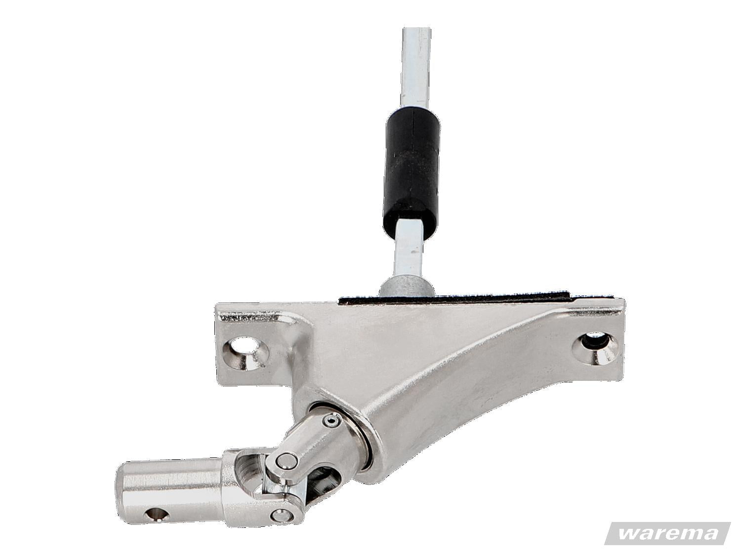 Gelenklager mit thermische Trennung, 0 - 45 Grad, mit Zapfen D12,9 mm, 6 mm Vierkant 300 mm