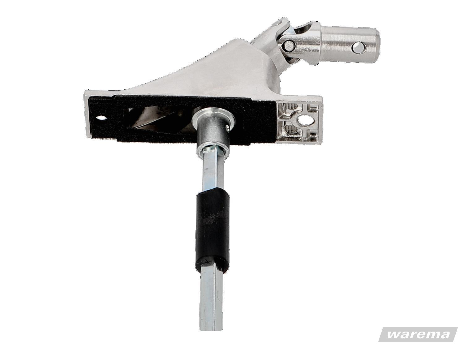Gelenklager mit thermische Trennung, 0 - 45 Grad, mit Zapfen D12,9 mm, 6 mm Vierkant 300 mm