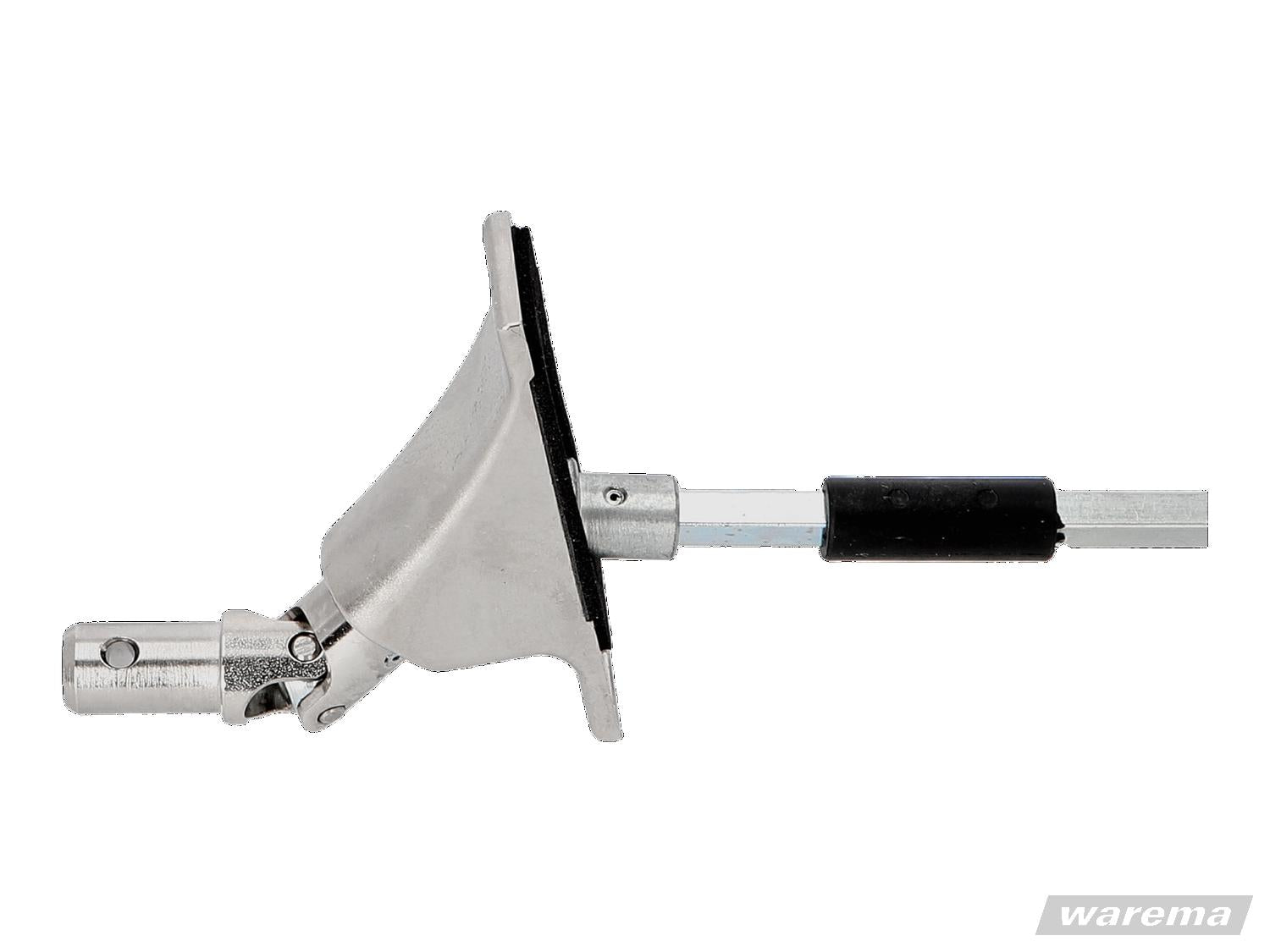 Gelenklager mit thermische Trennung, 0 - 45 Grad, mit Zapfen D12,9 mm, 6 mm Vierkant 300 mm