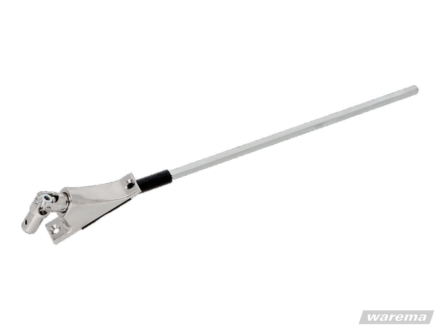 Gelenklager mit thermische Trennung, 0 - 45 Grad, mit Zapfen D12,9 mm, 6 mm Vierkant 300 mm