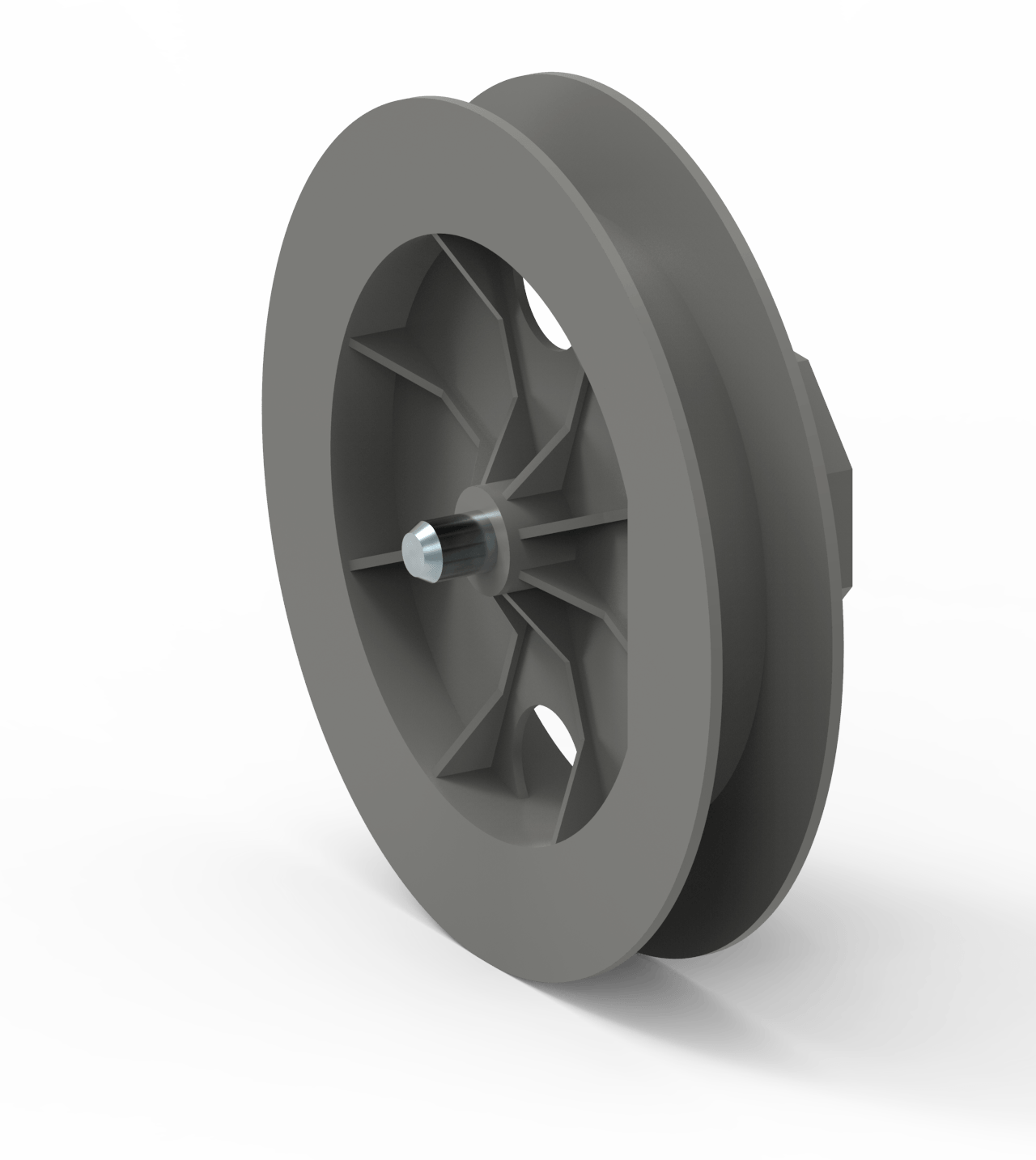 PVC-Gurtscheiben 22mm mit Zapfen Achtkantwellen SW 60