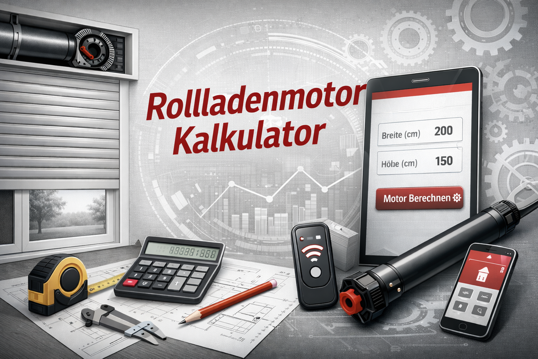 Rollladenmotor-Kalkulator