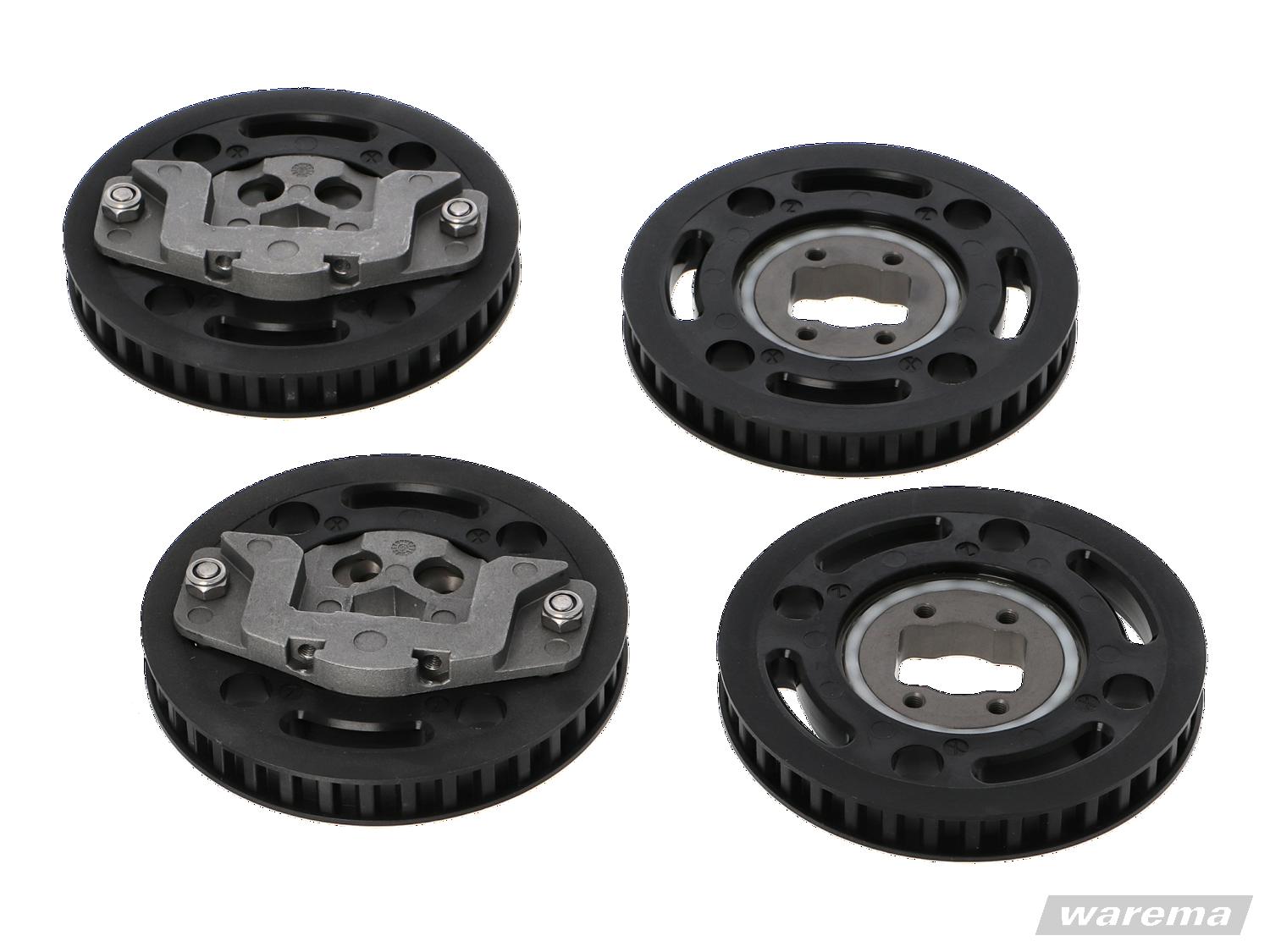 WAREMA Reparaturset W8 Wintergartenmarkise, Zahnriemenwechsel-Set, 2 Anlagen - 2 Antriebe 4,5 m
