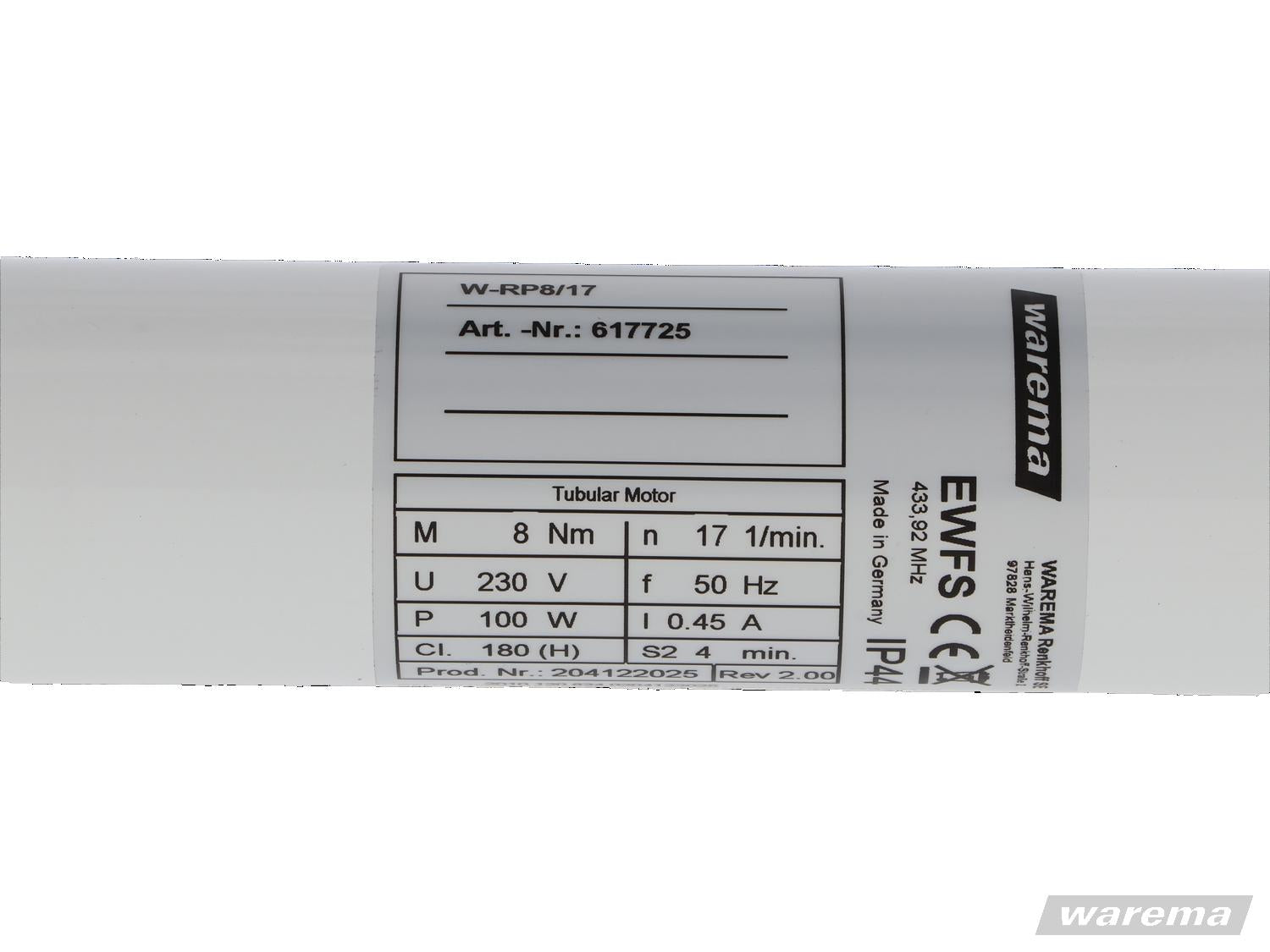 WAREMA W-RP8/17 für Rollladen