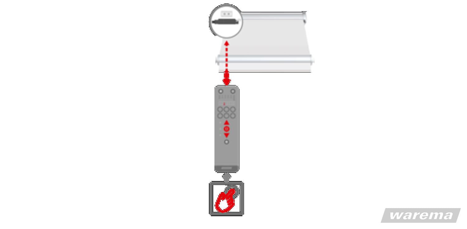 WMS Paket, Windsensor 1,5-2,0 m, Zwischenstecker und Handsender comfort