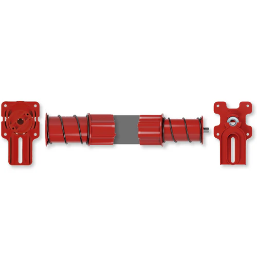 Acomax ZX-K F60 KLICK-Set – Komplettset für 60 mm Achtkant Rollladenwelle im Neubau-Fertigkasten