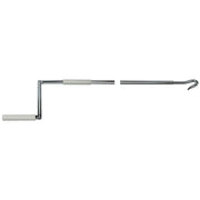 ACOMAX ZX-N 530 Handkurbel 145 cm mit stabilem Markisenhaken zur manuellen Bedienung von Markisen