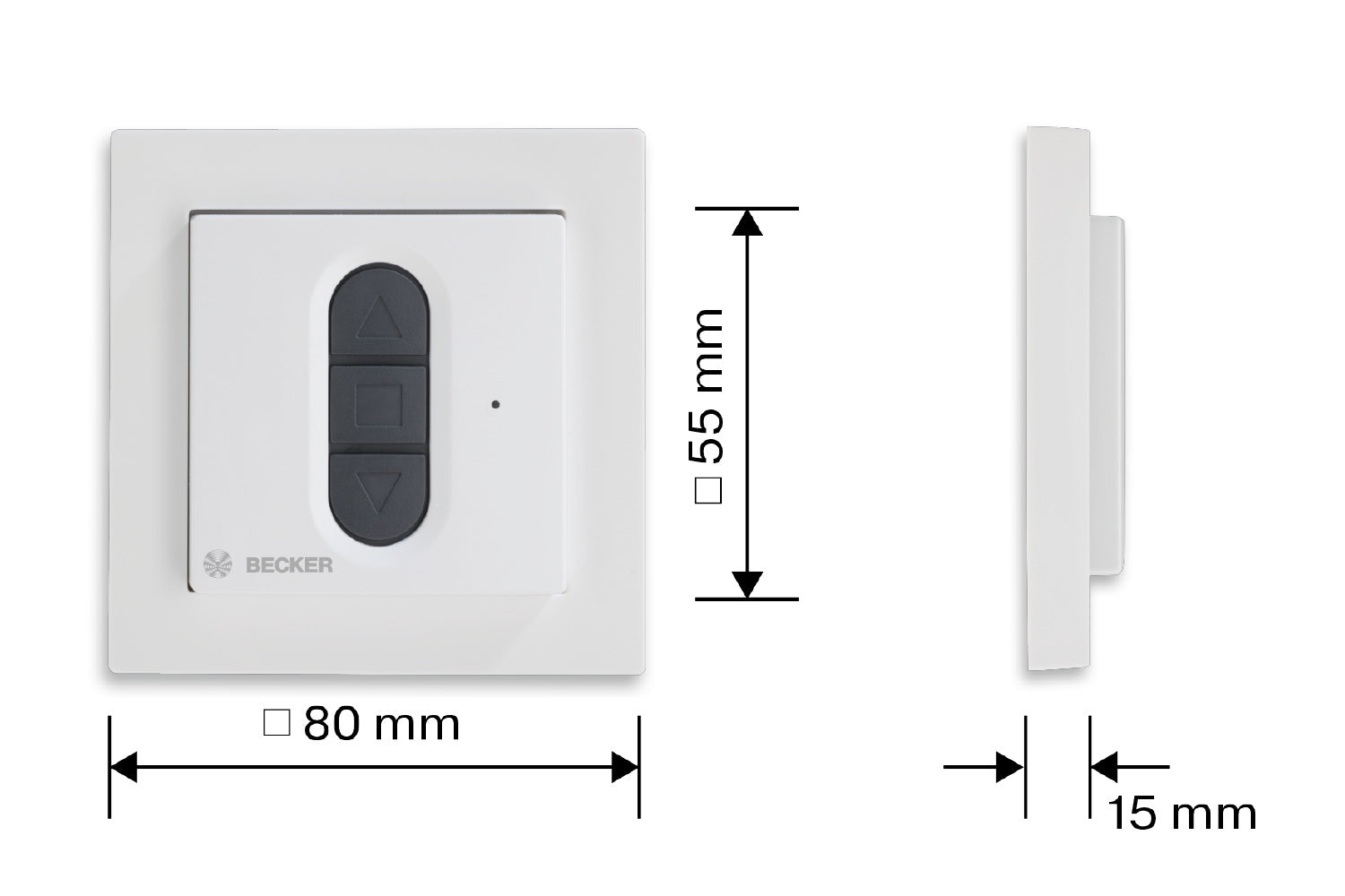 Becker 1-Kanal Wandsender EC411- III