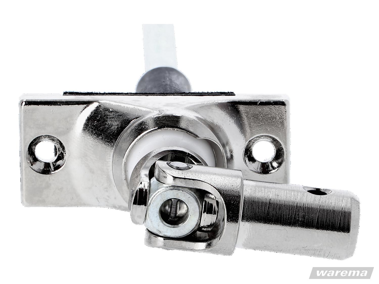 Gelenklager mit thermische Trennung, 35 - 54 Grad, mit Zapfen d12,9 mm, 6 mm Vierkant, 300 mm