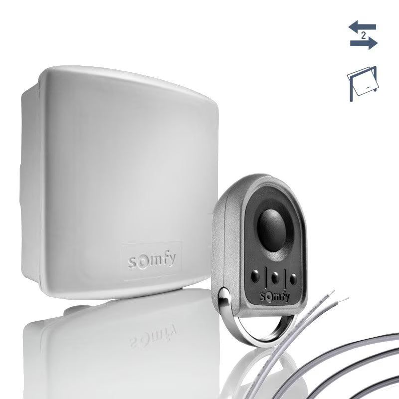 Somfy Funkset io #1870381 – Funk-Nachrüstset für Torantriebe mit Handsender