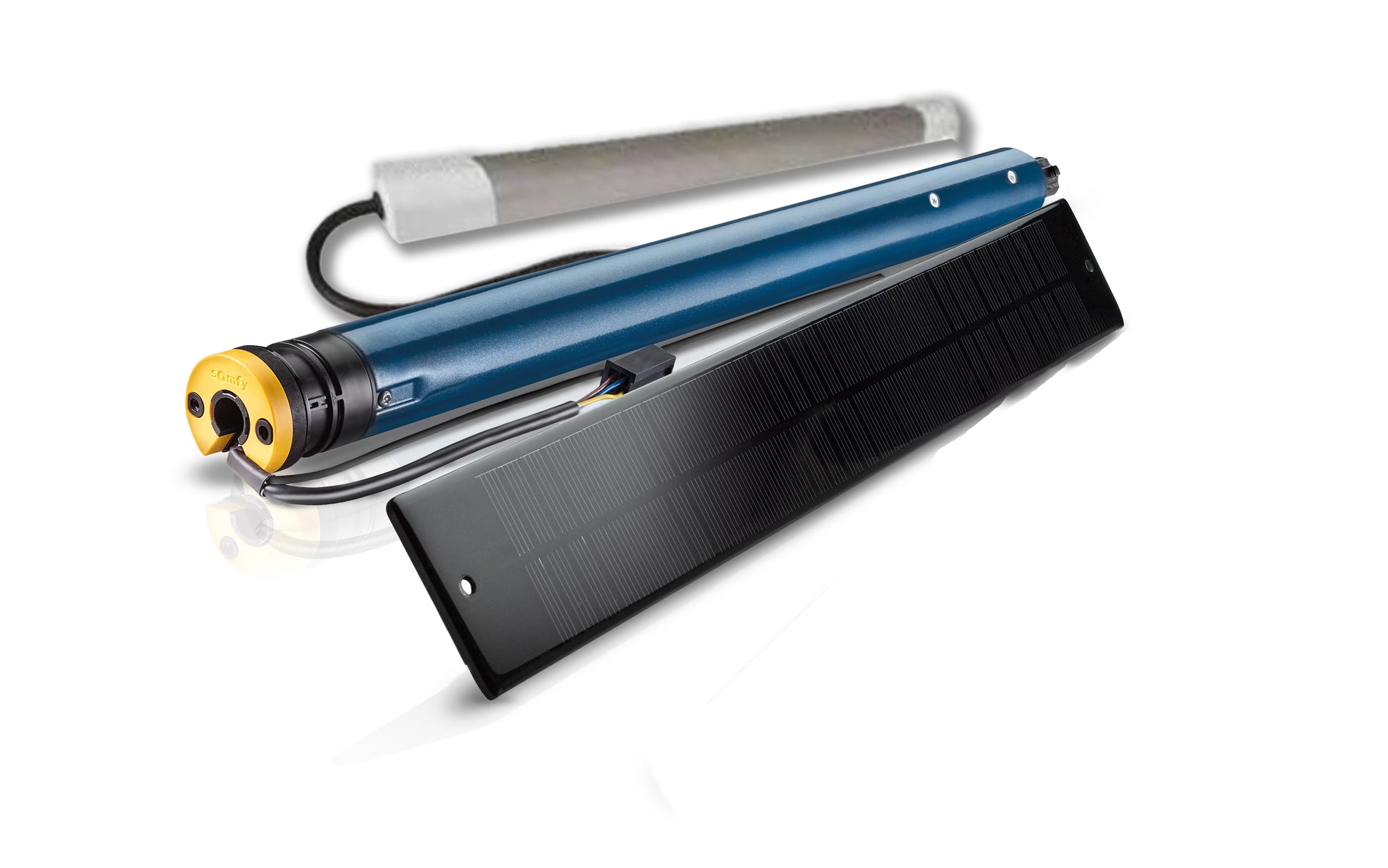 Somfy Oximo 40 WireFree io 6/18 Solar-Rollladenmotor mit Akku und Solarpanel