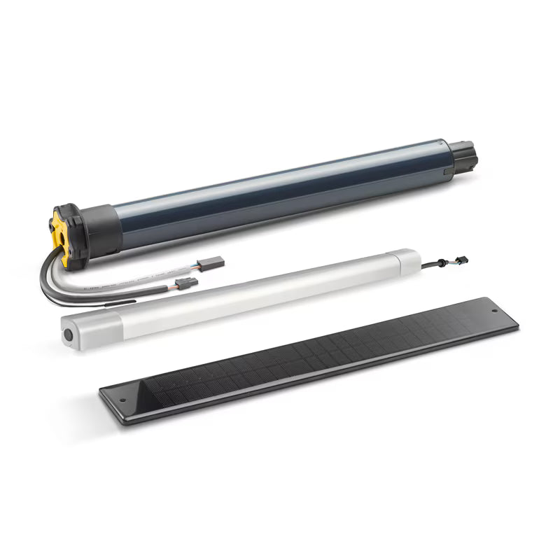 Somfy RS100 Solar io 20 Nm Rollladenmotor mit Akku und Solarpanel