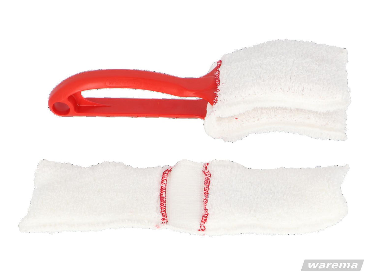 WAREMA Lamellenreiniger mit waschbarem Reinigungspad für 50, 60 und 80 mm Raffstore-Lamellen