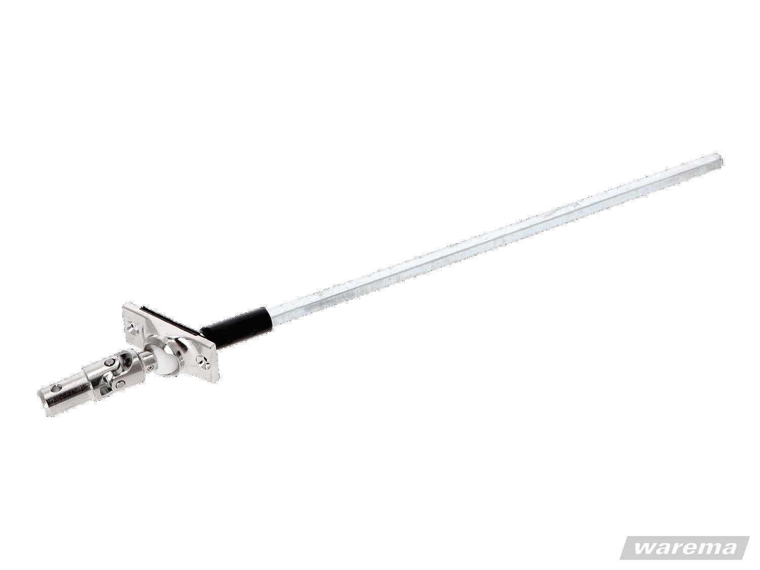 Gelenklager mit thermische Trennung, 35 - 54 Grad, mit Zapfen d12,9 mm, 6 mm Vierkant, 300 mm
