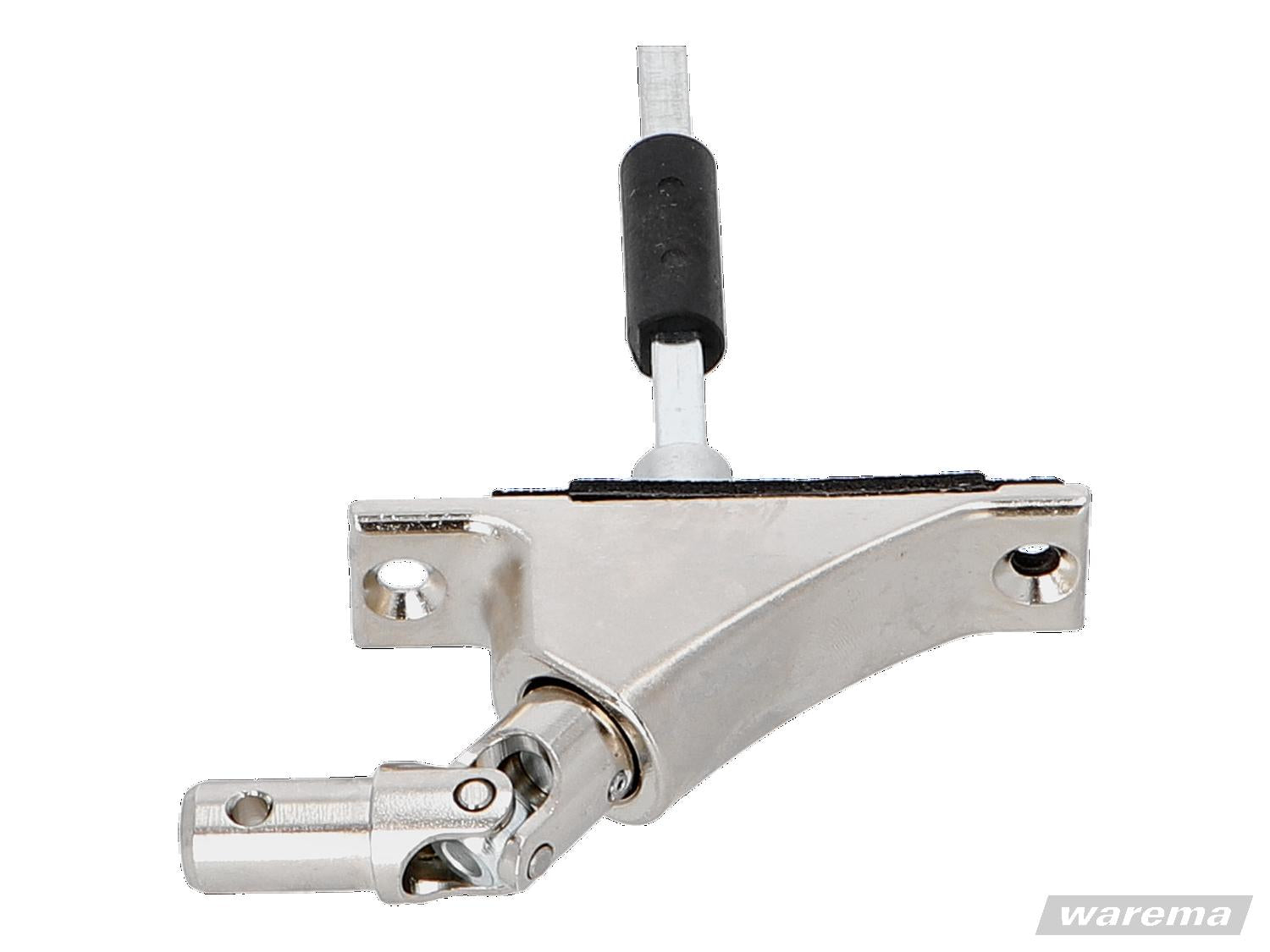 Gelenklager mit thermische Trennung, 0 - 45 Grad, mit Zapfen d12,9 mm, 6 mm Vierkant, 500 mm