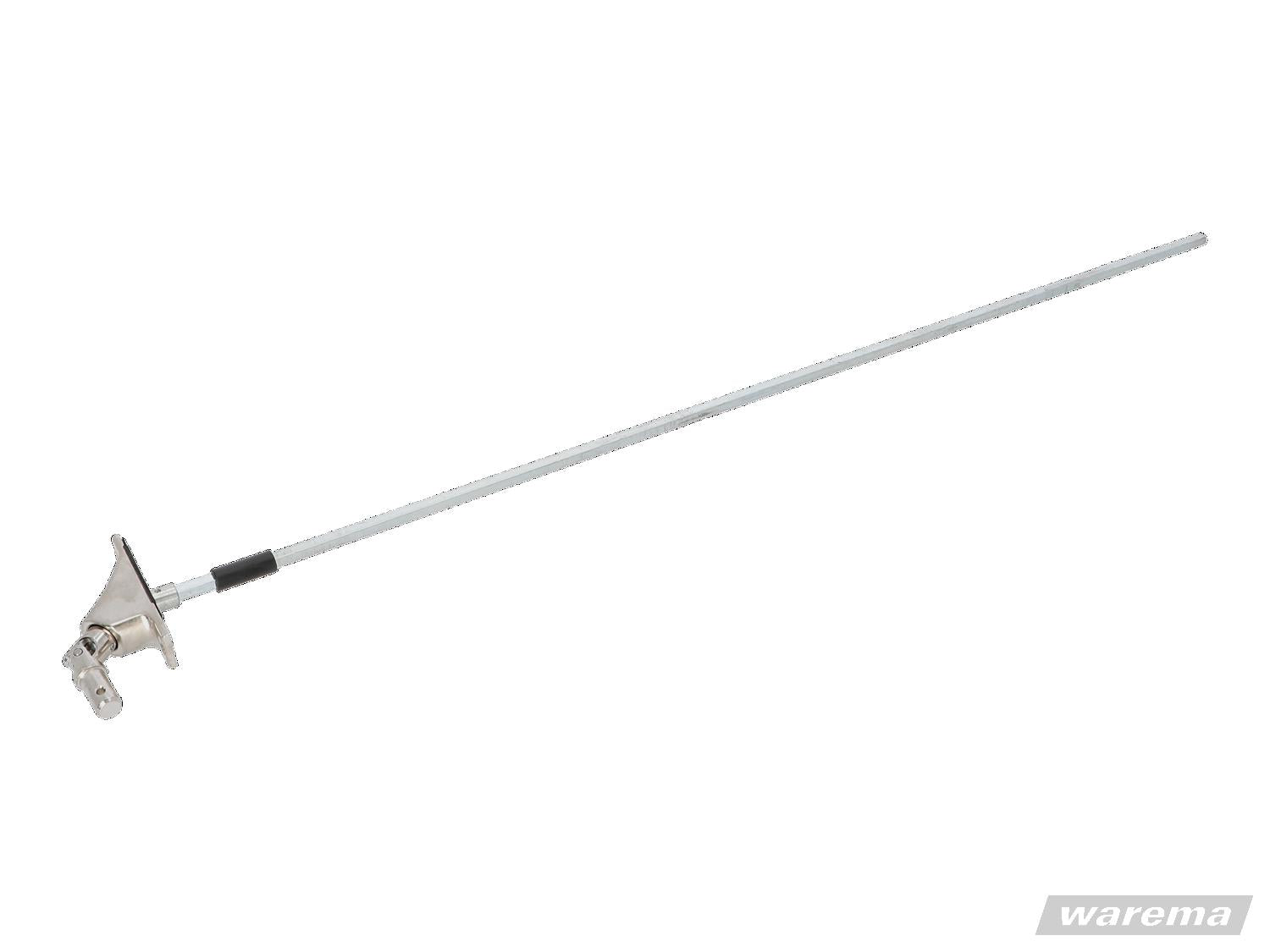 Gelenklager mit thermische Trennung, 0 - 45 Grad, mit Zapfen d12,9 mm, 6 mm Vierkant, 700 mm
