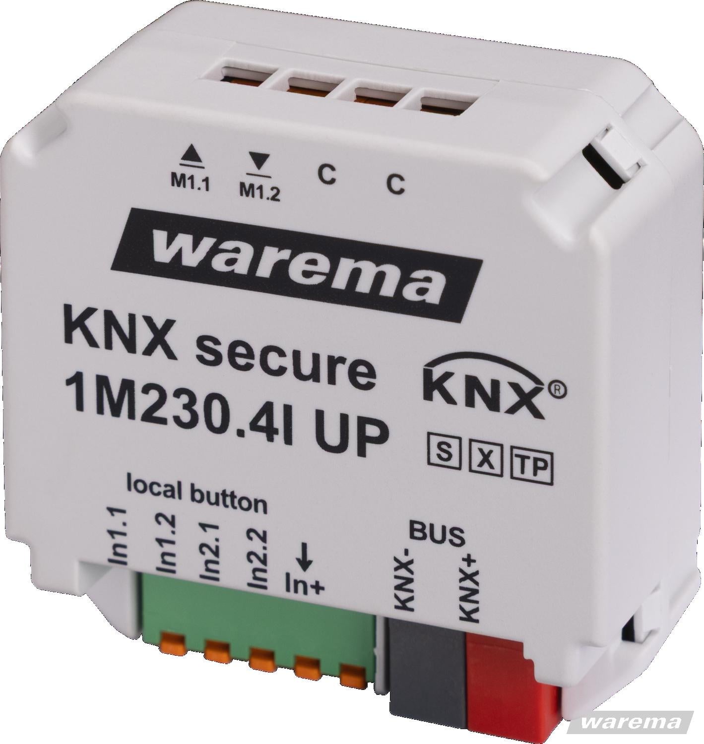 WAREMA KNX secure 1M230.4L UP Unterputzaktor zur KNX-Steuerung von Rollläden, Raffstoren, Jalousien und Markisen