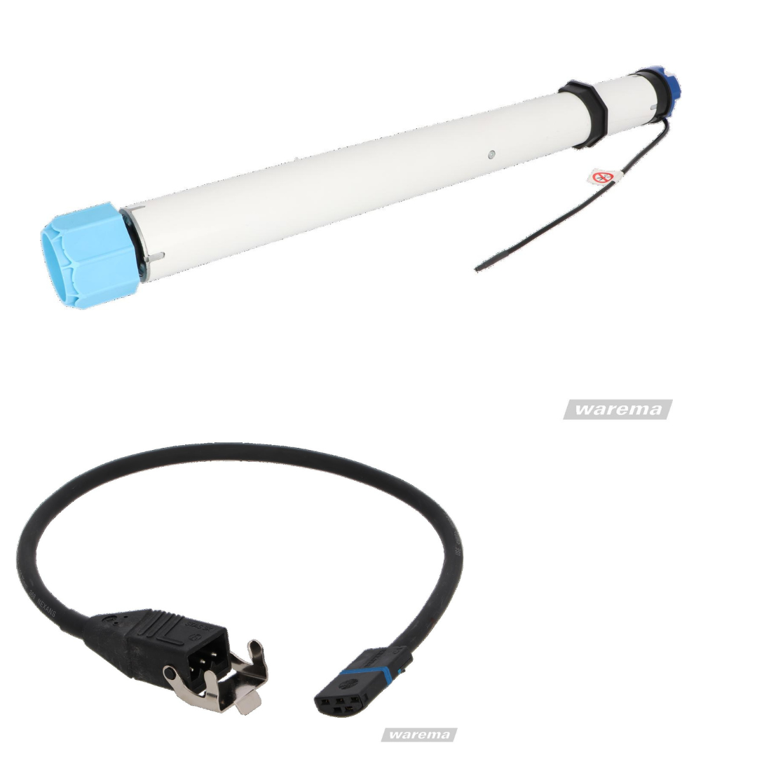 WAREMA W-RP 12 Nm/11SR EWFS-Funkmotor für Schräg-Rolladen #617784