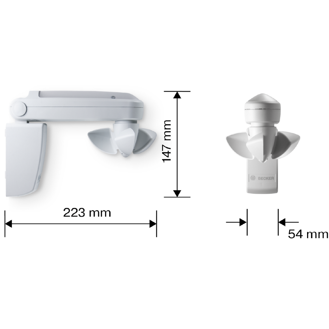 Becker Centronic SensorControl SC71 Wind-Sensor für TC72